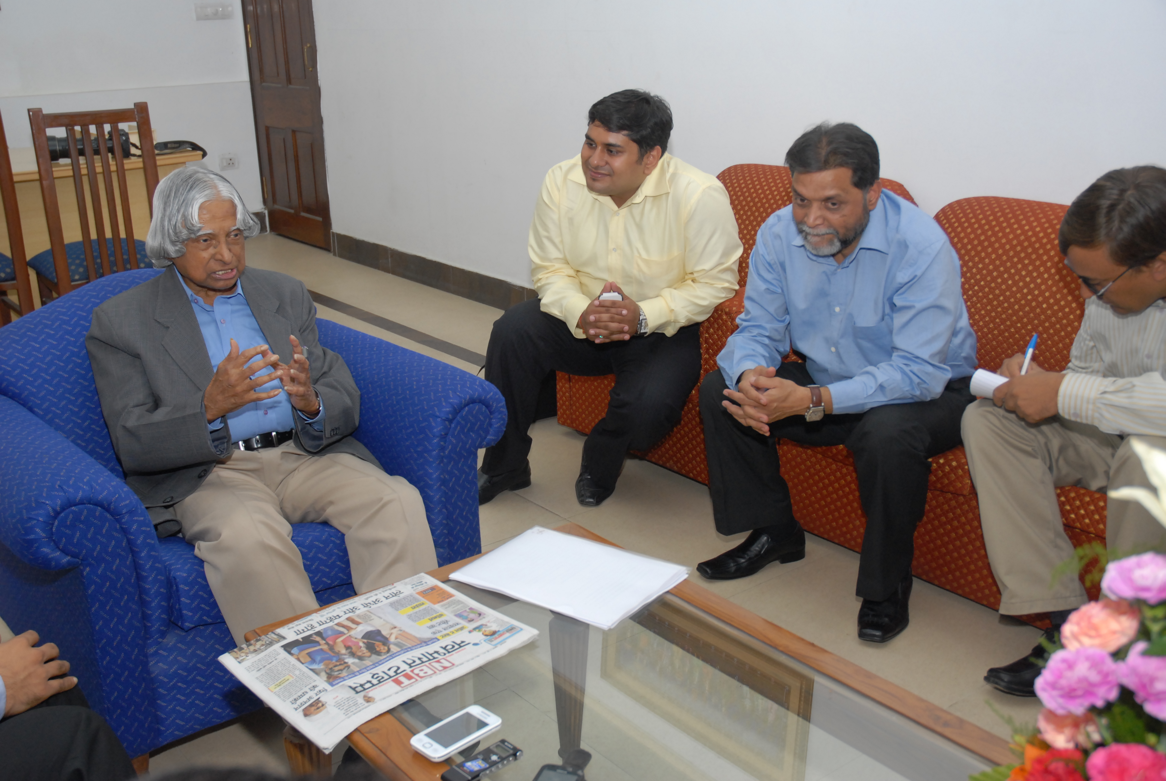 Satyam Joshi with President APJ Abdul Kalam